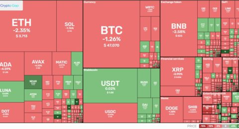 Market overview of cryptocurrency daily 30.12.2021