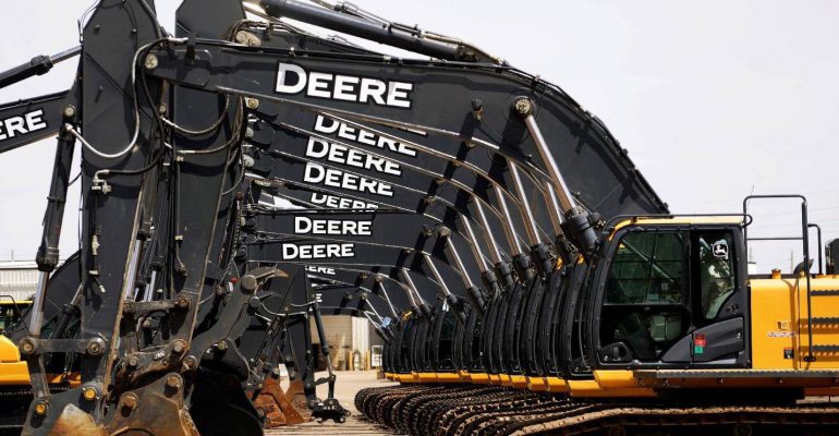 ریزش سهام Deere به دلیل مشکلات تامین قطعات ماشین آلات