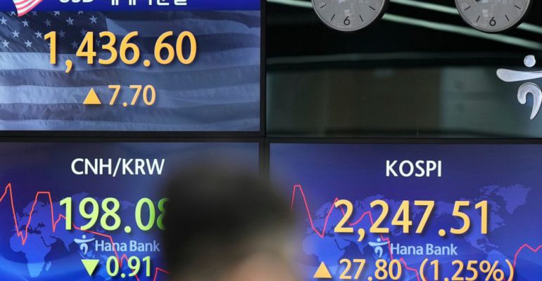 سهام ها Stocks به طور گسترده در وال استریت افزایش می یابد