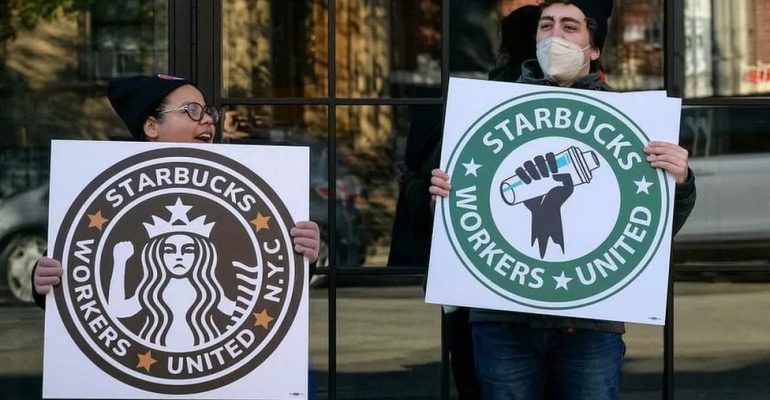 استارباکس Starbucks به طور غیرقانونی کارگران آمریکایی را اخراج کرد